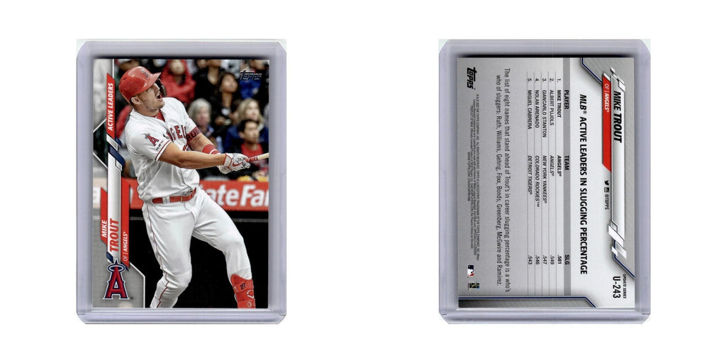 Mike Trout 2020 Topps Update #U-243 Los Angeles Angels Baseball Card NM