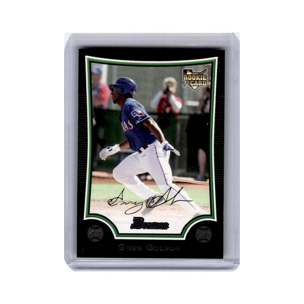 Greg Golson Rookie 2009 Bowman #202 Texas Rangers Baseball Card NM