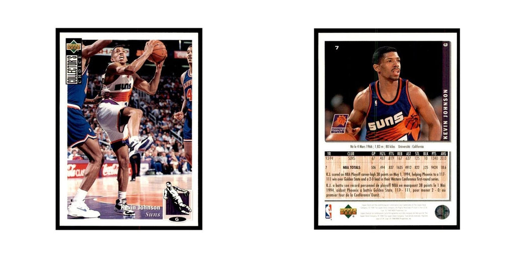 1994 Upper Deck Collectors Choice Kevin Johnson Basketball Cards #7