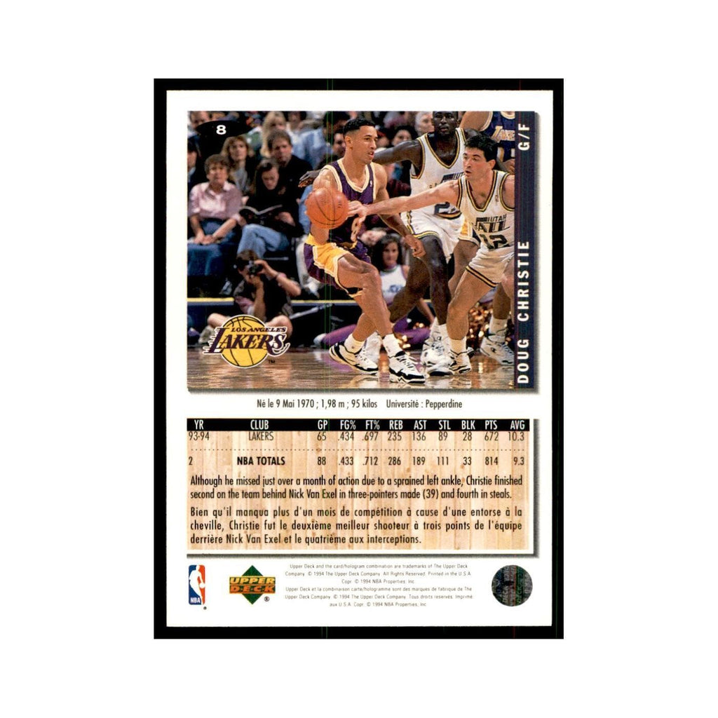 1994 Upper Deck Collectors Choice Doug Christie Basketball Cards #8