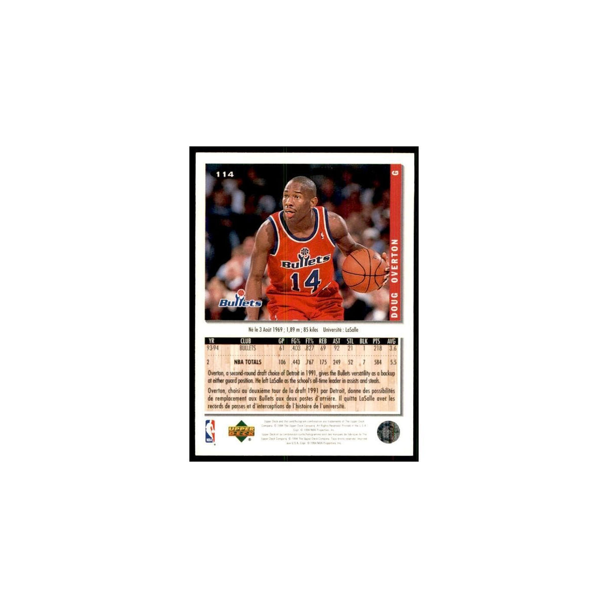 1994 Upper Deck Collectors Choice Bo Kimble Basketball Cards #114