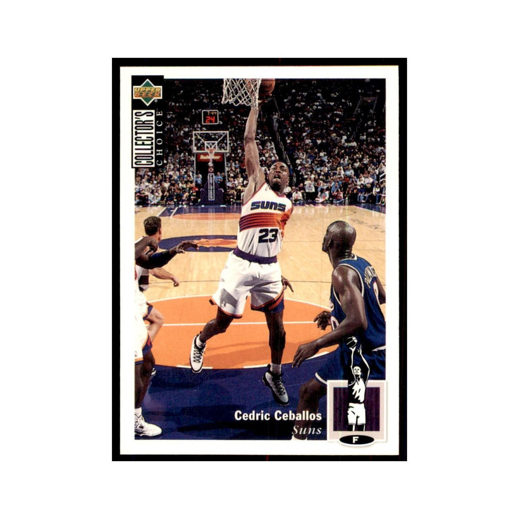 1994 Upper Deck Collectors Choice Cedric Ceballos Basketball Cards #123