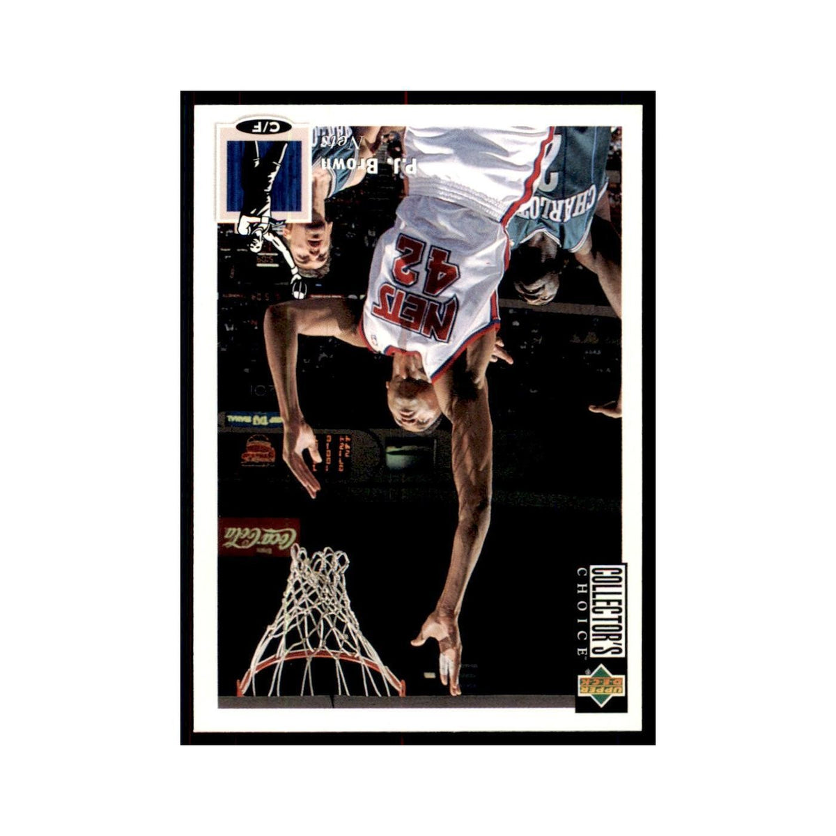 1994 Upper Deck Collectors Choice P.J. Brown Basketball Cards #74