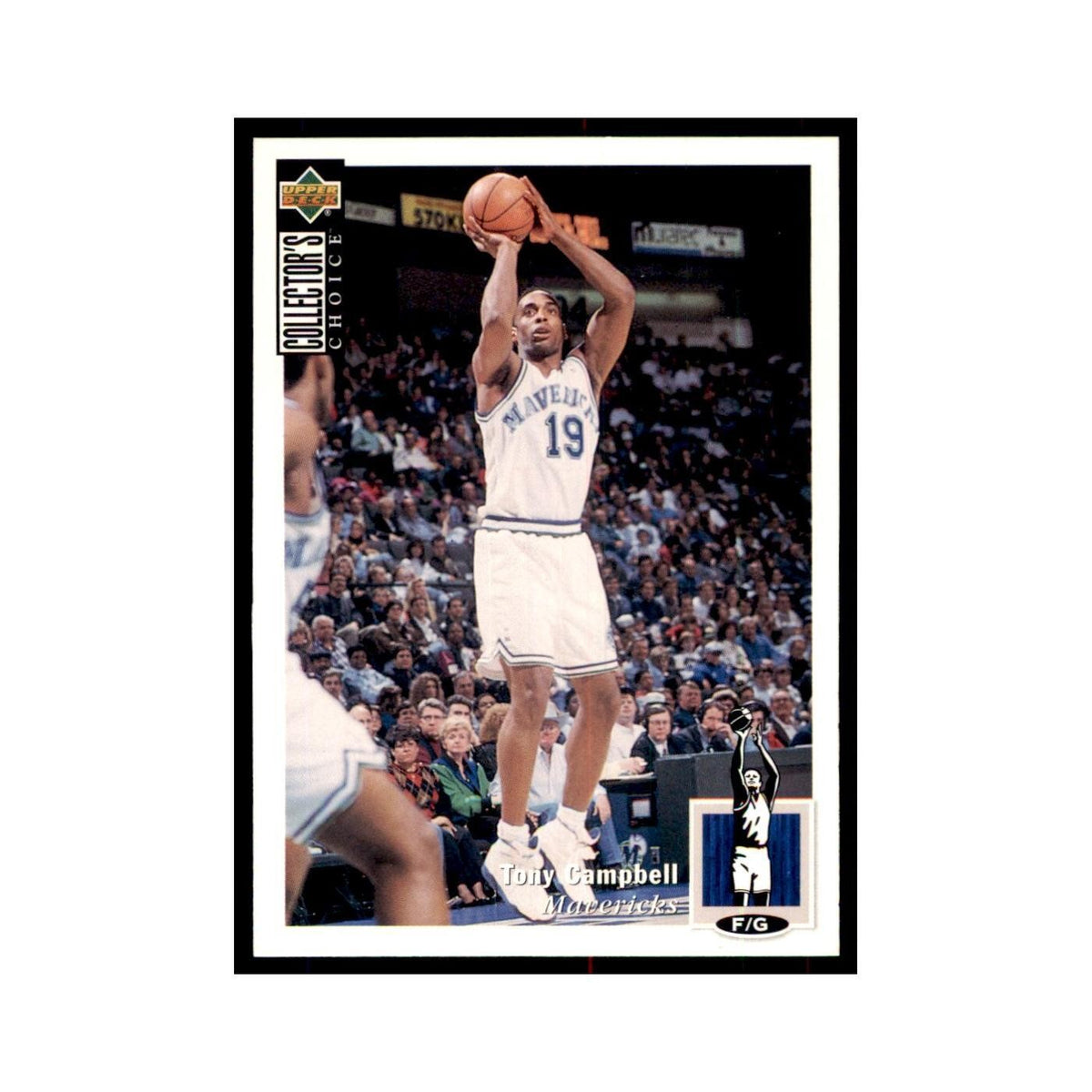 1994 Upper Deck Collectors Choice Tony Campbell Basketball Cards #19
