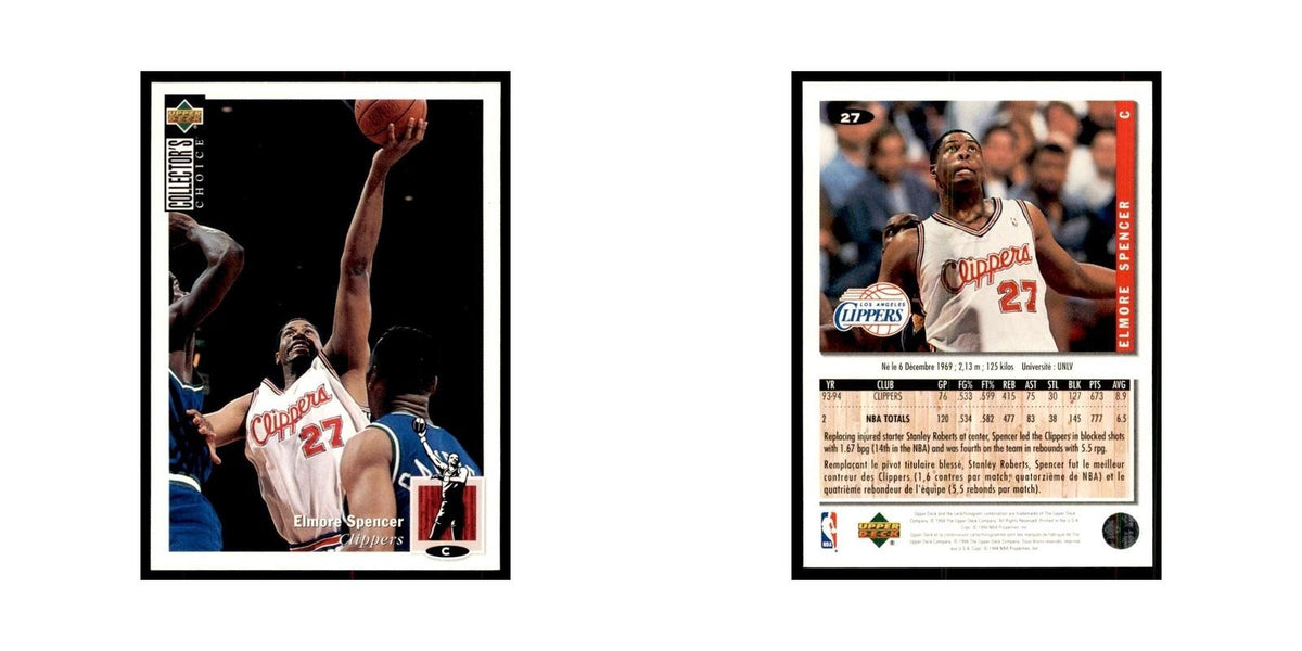 1994 Upper Deck Collectors Choice Elmore Spencer Basketball Cards #27
