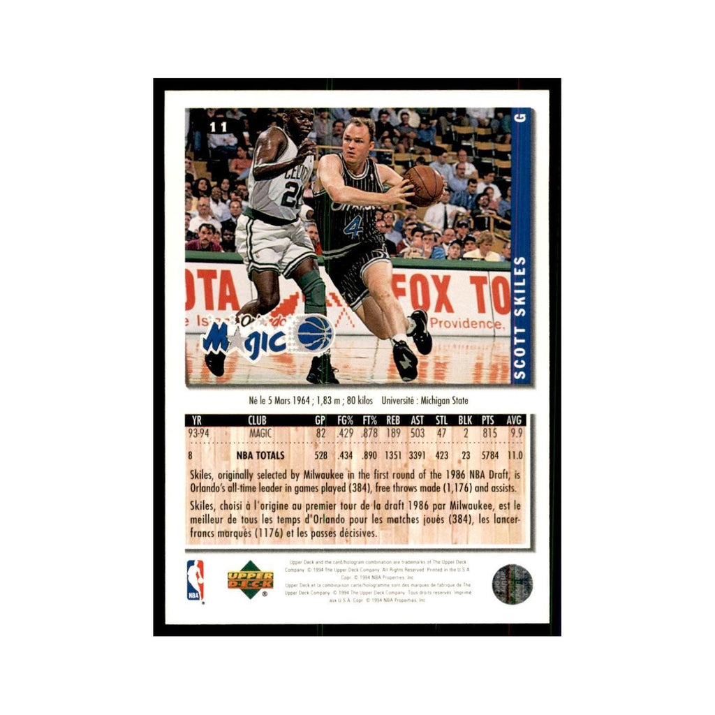 1994 Upper Deck Collectors Choice Scott Skiles Basketball Cards #11
