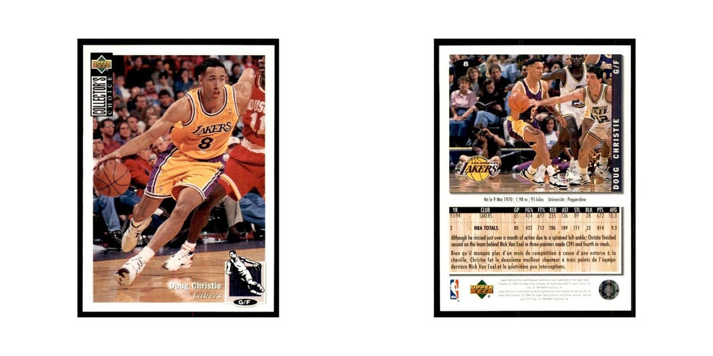 1994 Upper Deck Collectors Choice Doug Christie Basketball Cards #8
