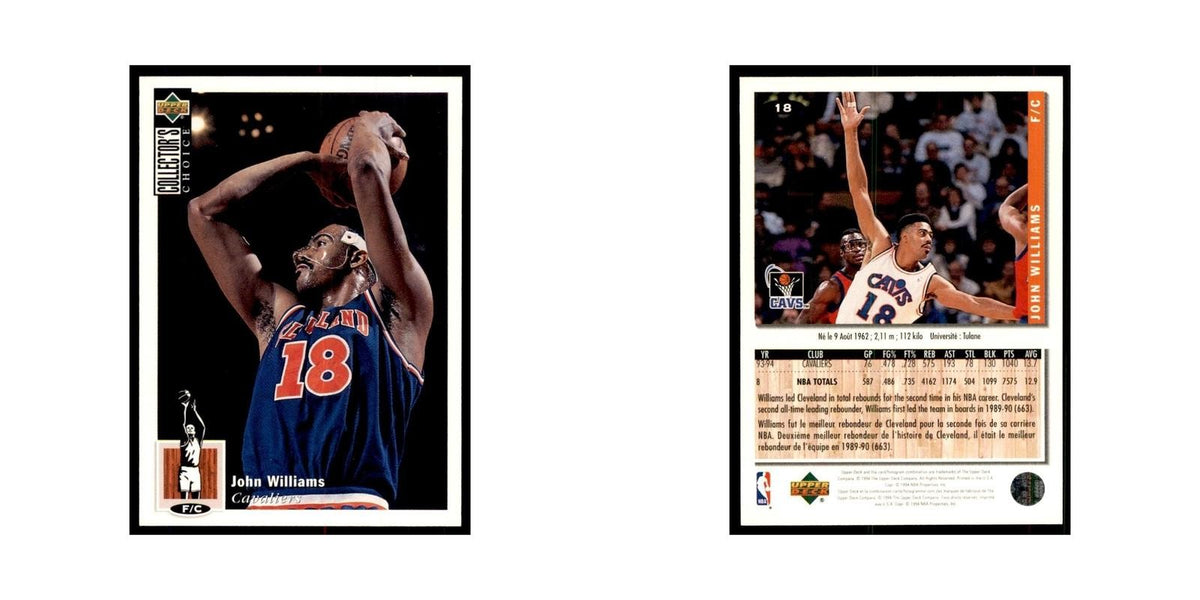 1994 Upper Deck Collectors Choice John Williams Basketball Cards #18