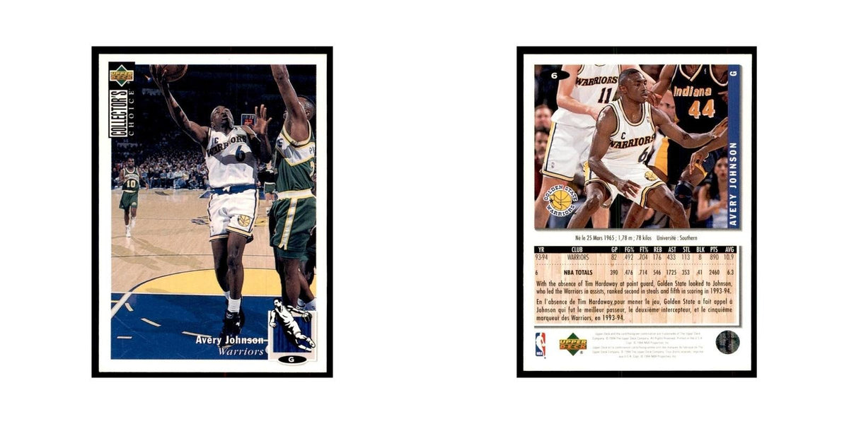 1994 Upper Deck Collectors Choice Avery Johnson Basketball Cards #6