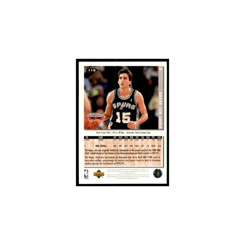 1994 Upper Deck Collectors Choice Anthony Avent Basketball Cards #115