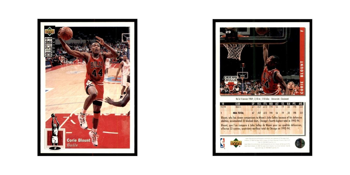 1994 Upper Deck Collectors Choice Corie Blount Basketball Cards #29