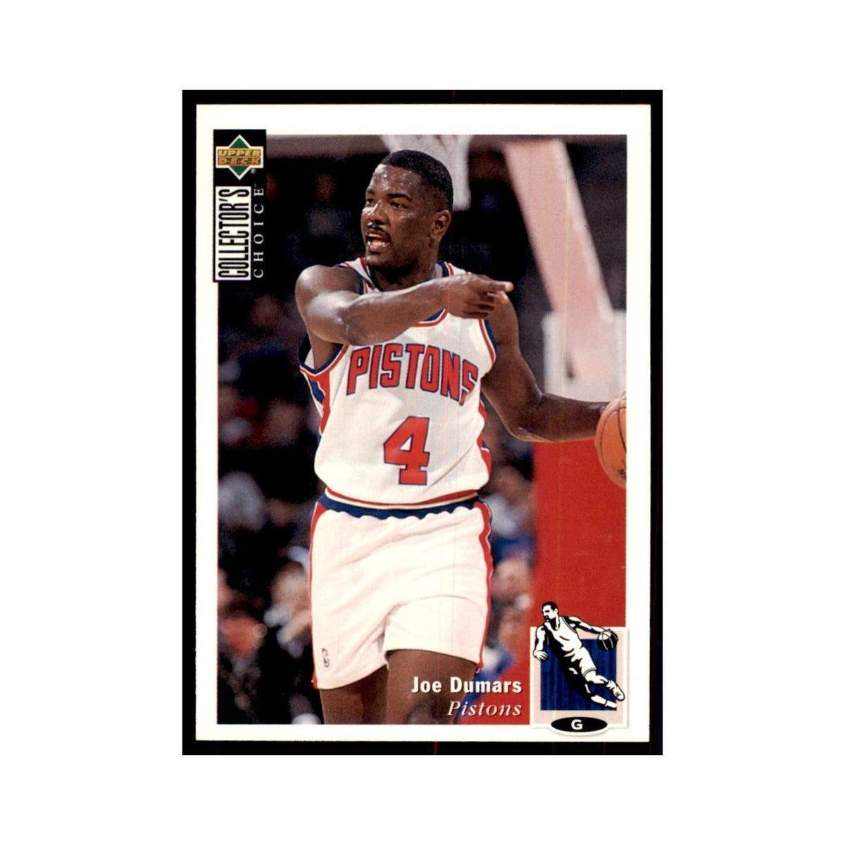 1994 Upper Deck Collectors Choice Joe Dumars Basketball Cards #104