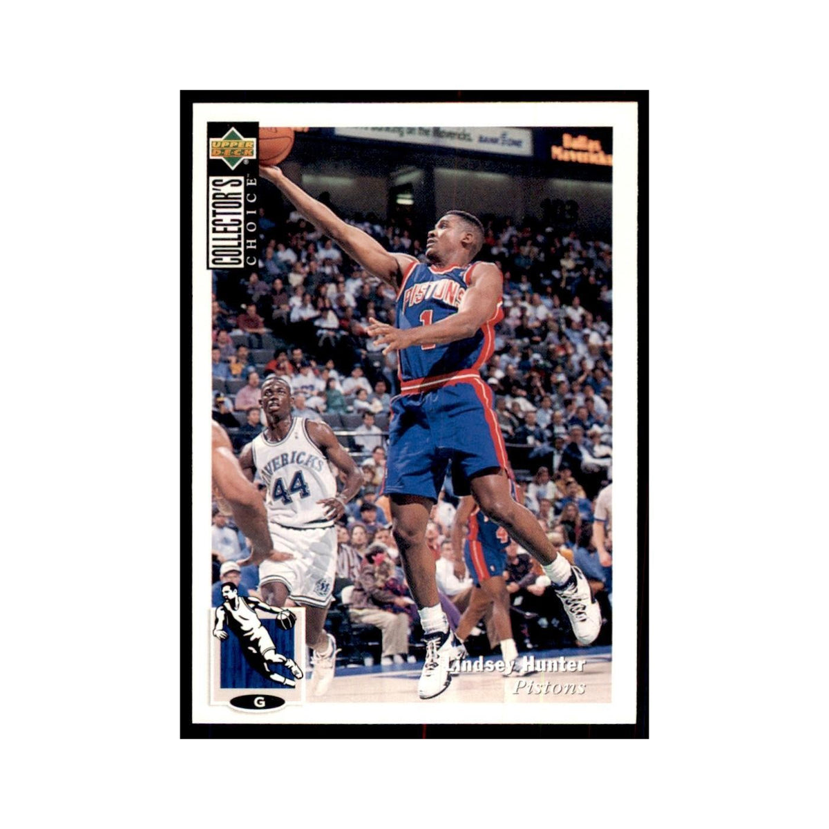 1994 Upper Deck Collectors Choice Lindsey Hunter Basketball Cards #82