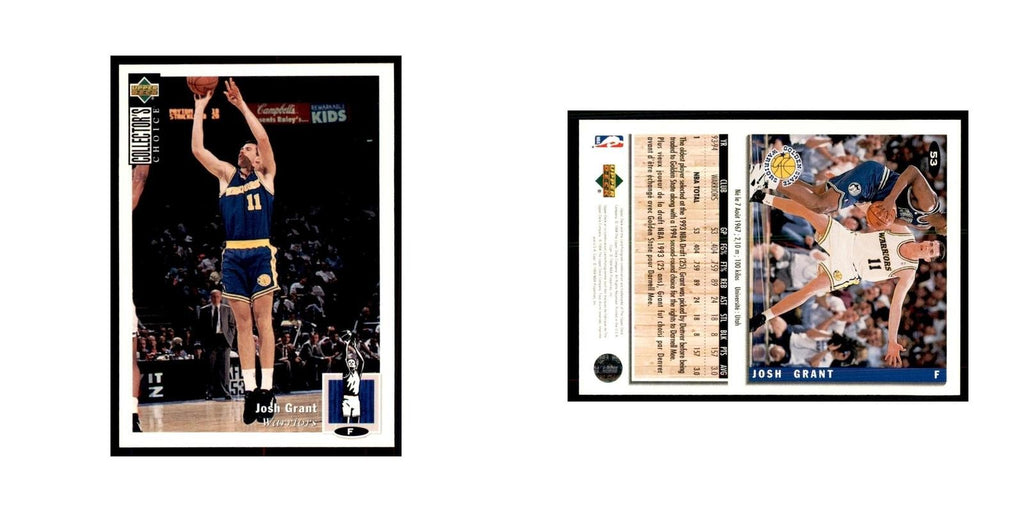 1994 Upper Deck Collectors Choice Josh Grant Basketball Cards #53