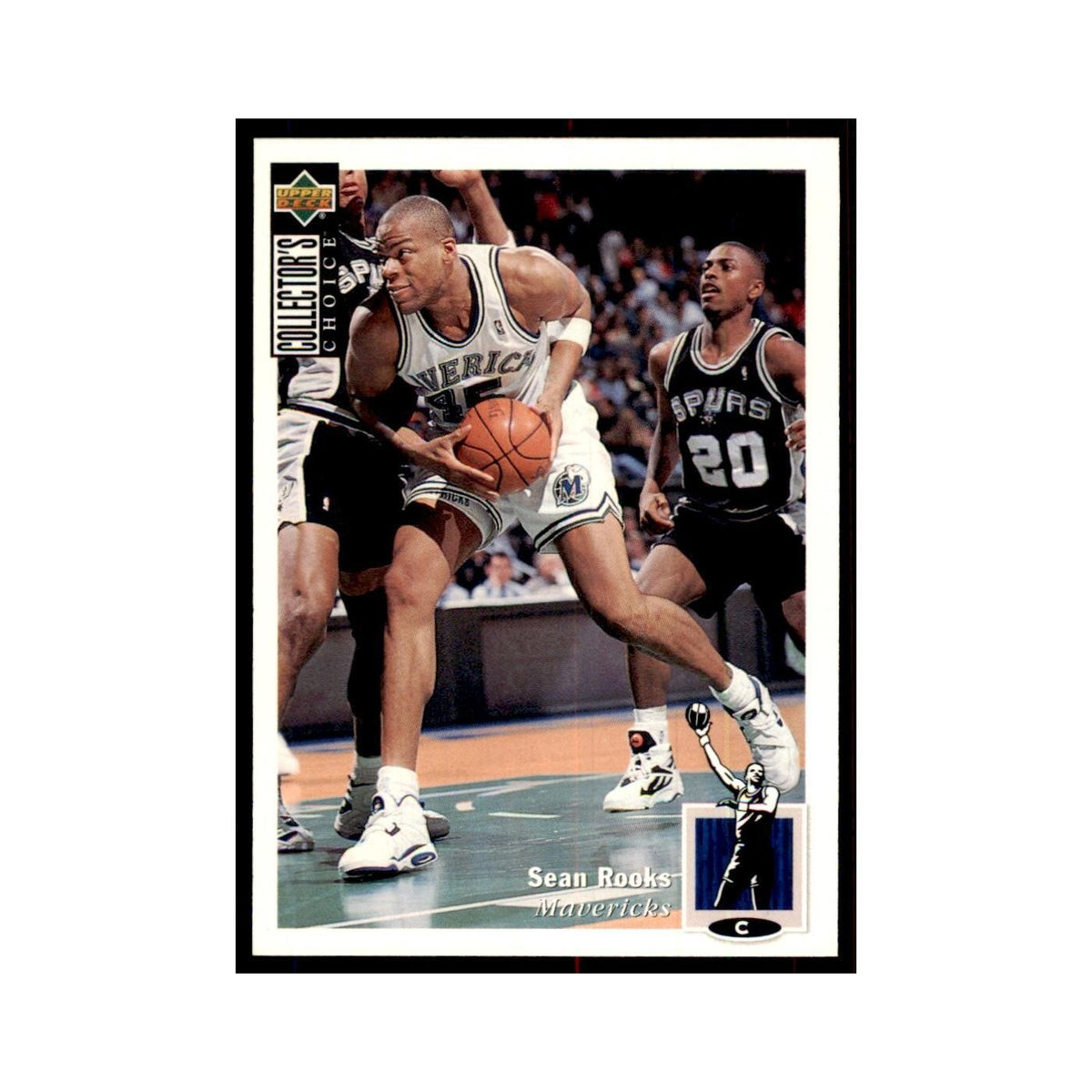 1994 Upper Deck Collectors Choice Sean Rooks Basketball Cards #93