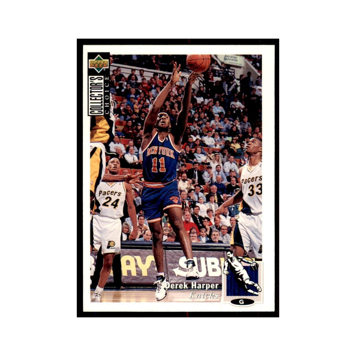 1994 Upper Deck Collectors Choice Derek Harper Basketball Cards #99
