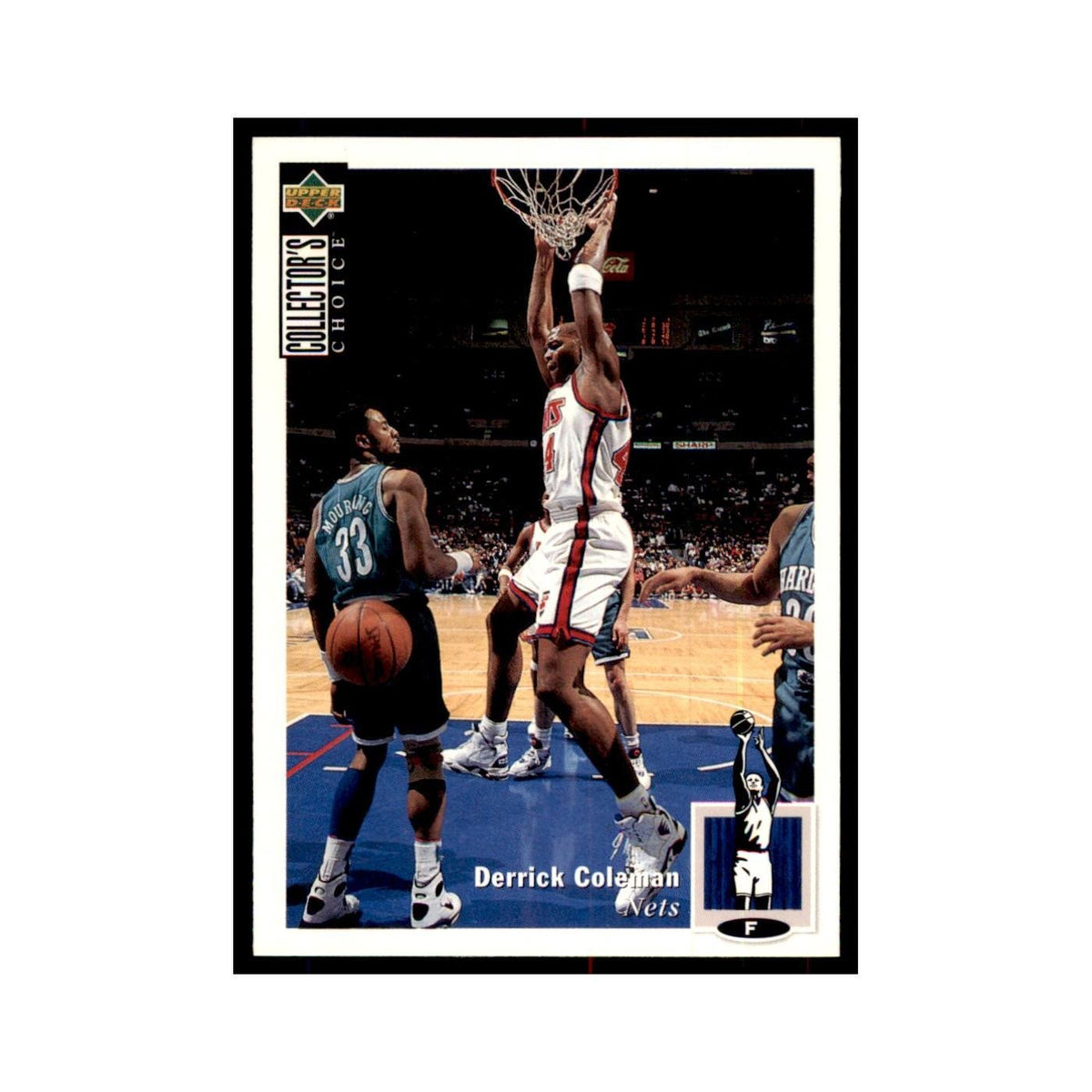 1994 Upper Deck Collectors Choice Derrick Coleman Basketball Cards #44