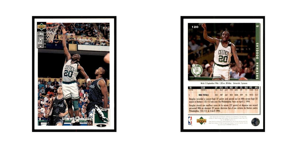1994 Upper Deck Collectors Choice Sherman Douglas Basketball Cards #120
