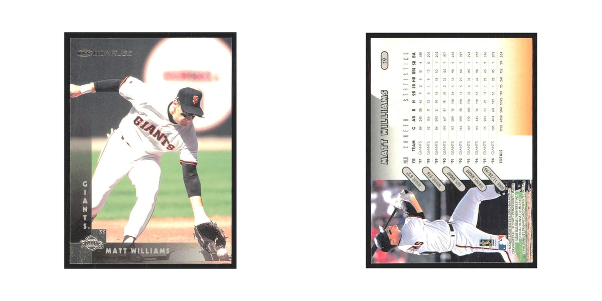 1997 Donruss Matt Williams Giants #19
