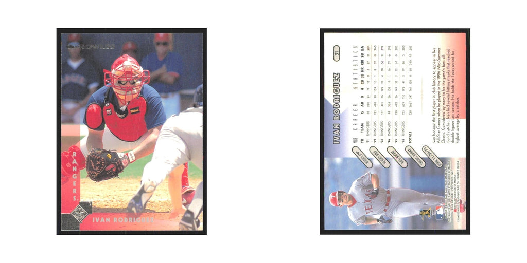 1996 Donruss Ivan Rodriguez Rangers #31