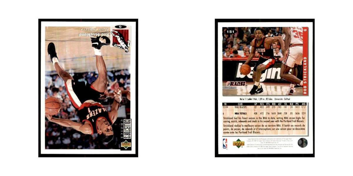 1994 Upper Deck Collector's Choice Rod Strickland Blazers #151