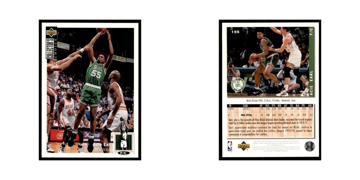 1994 Upper Deck Collector's Choice Acie Earl Celtics #155