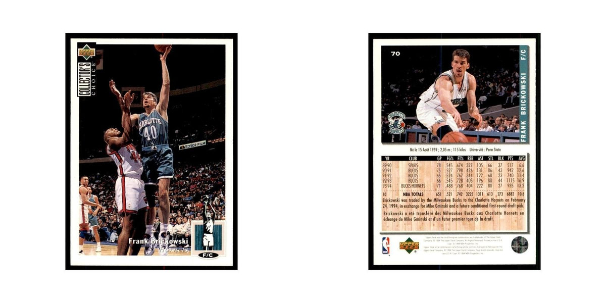 1994 Upper Deck Collector's Choice Frank Brickowski Hornets #70
