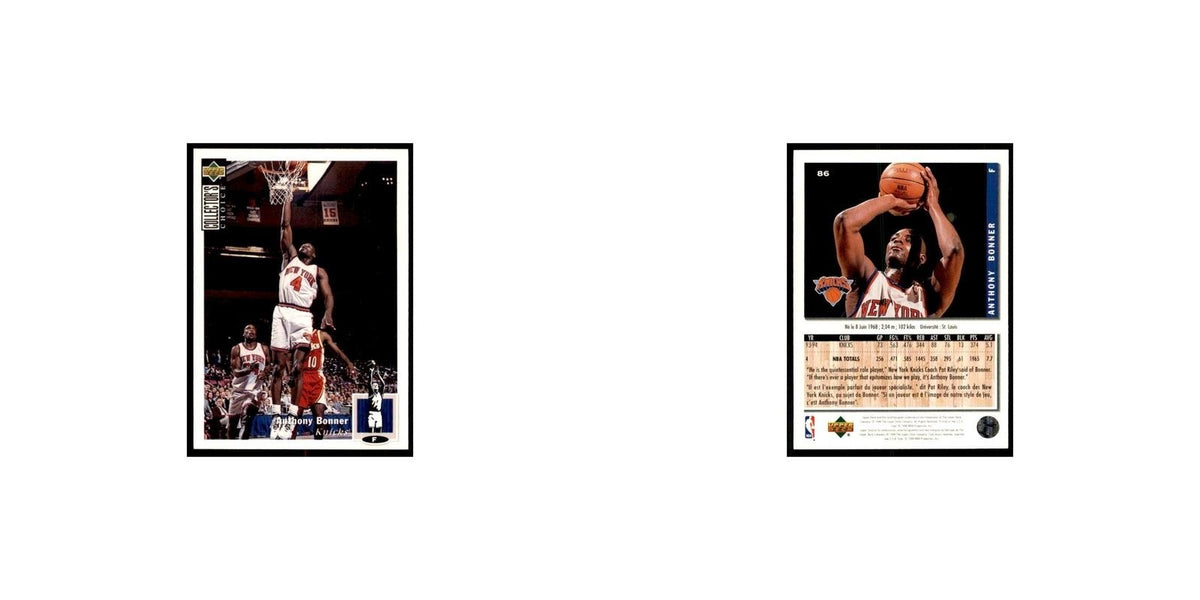 1994 Upper Deck Collector's Choice Anthonoy Bonner Knicks #86