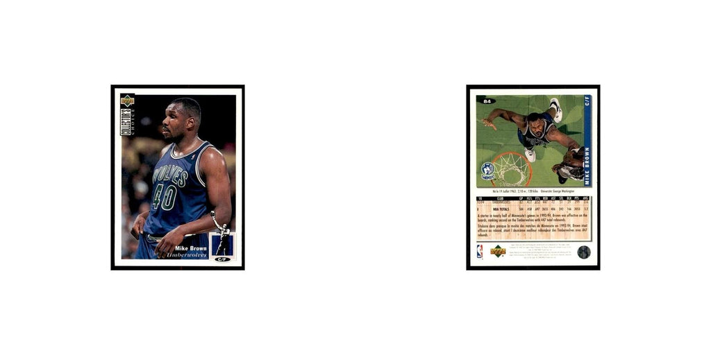 1994 Upper Deck Collector's Choice Mike Brown Timberwolves #84