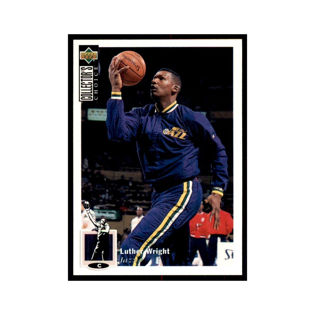 1994 Upper Deck Collector's Choice Luther Wright Jazz #57