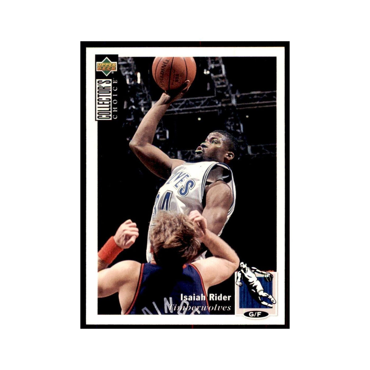 1994 Upper Deck Collector's Choice Isaiah Rider Timberwolves #134