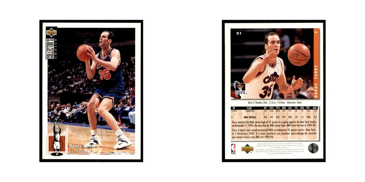 1994 Upper Deck Collector's Choice Danny Ferry Cavaliers #51
