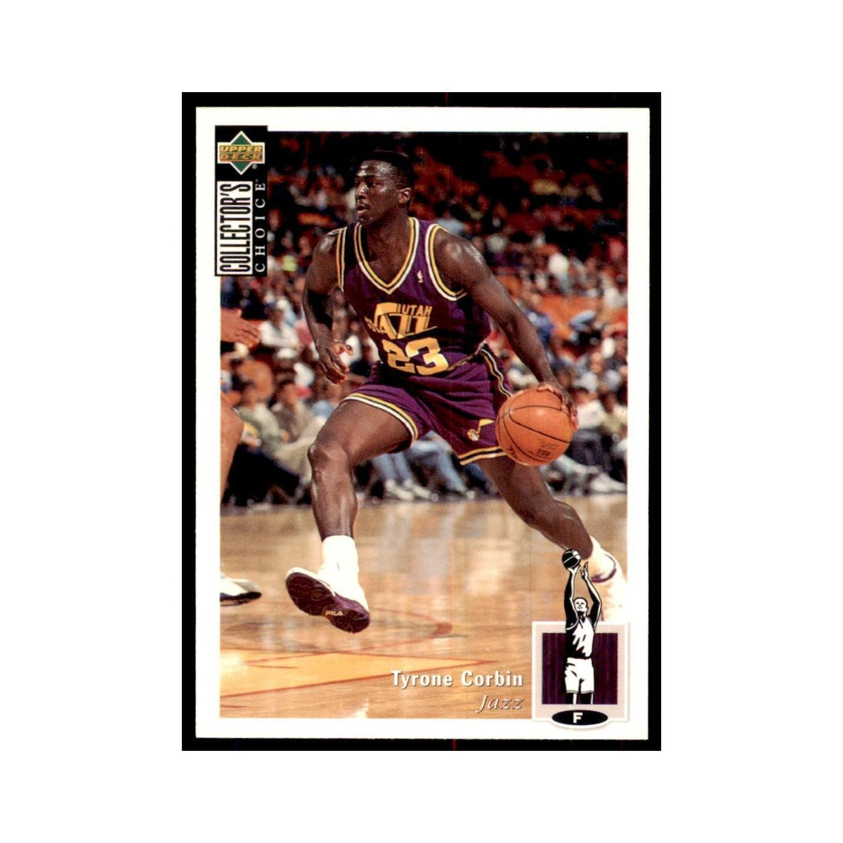 1994 Upper Deck Collector's Choice Tyrone Corbin Jazz #138