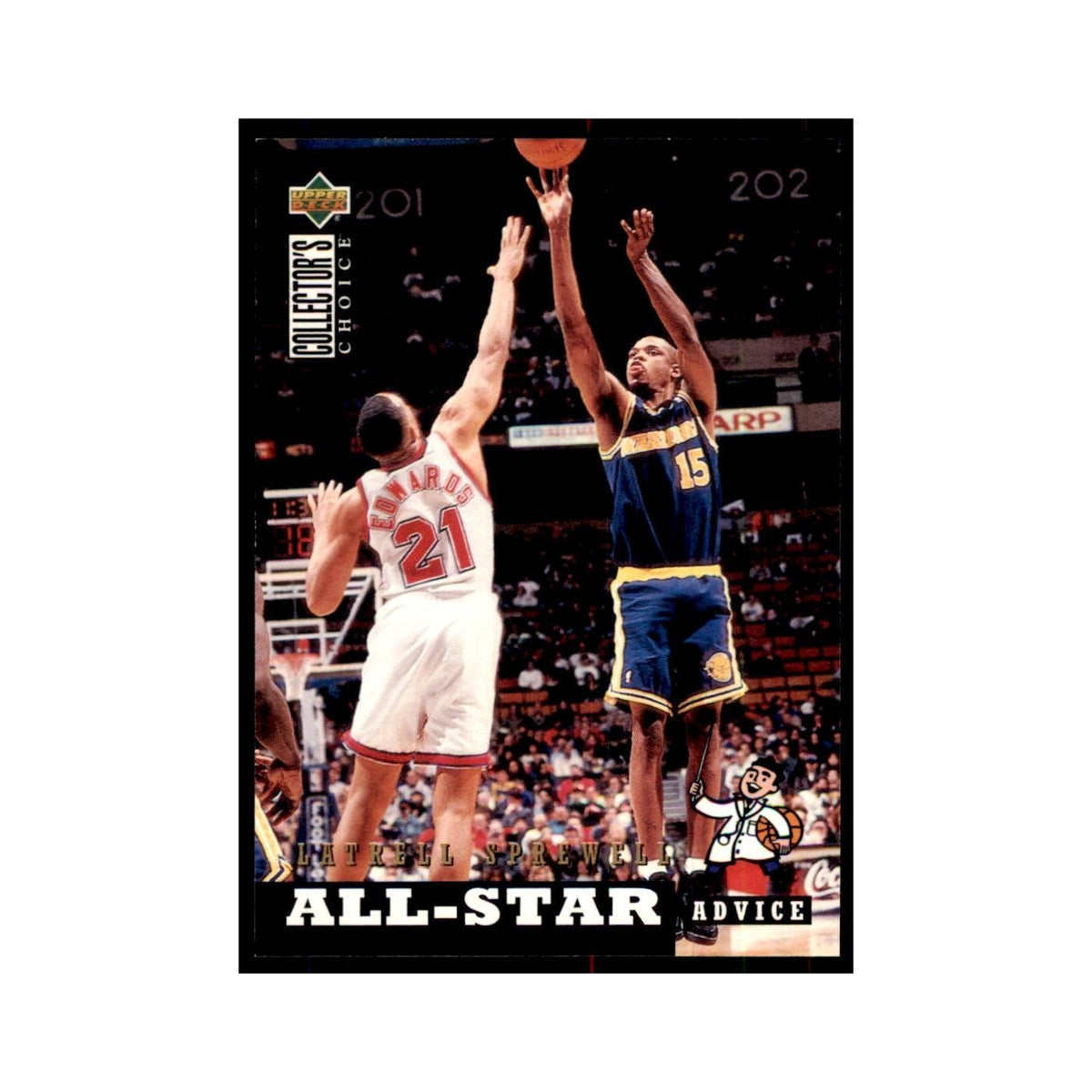 1994 Upper Deck Collector's Choice Latrell Sprewell Golden State Warriors #198