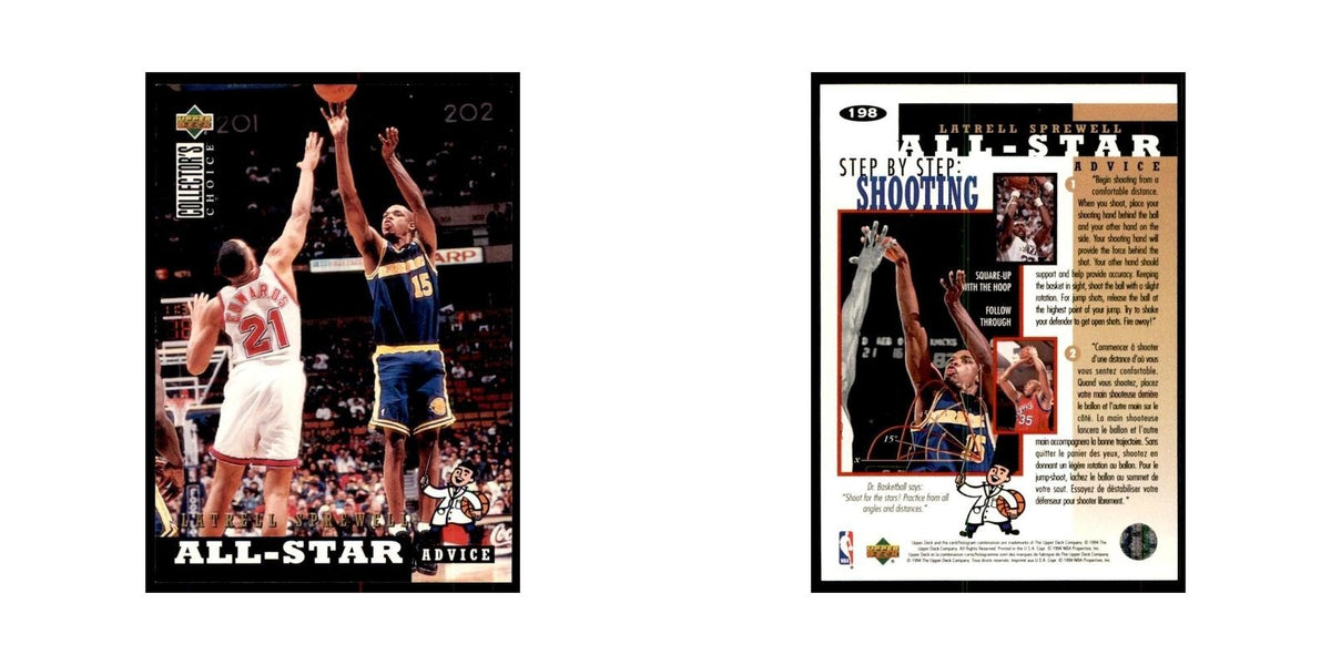 1994 Upper Deck Collector's Choice Latrell Sprewell Golden State Warriors #198