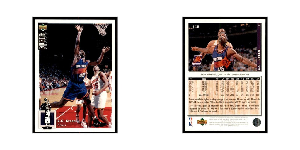 1994 Upper Deck Collector's Choice A.C. Green Suns #145