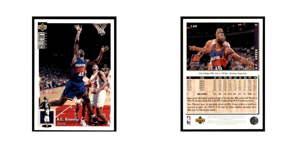 1994 Upper Deck Collector's Choice A.C. Green Suns #145