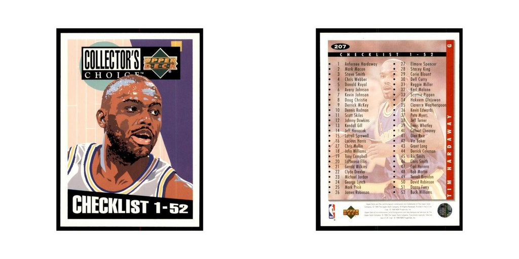 1994 Upper Deck Collector's Choice Tim Hardaway Golden State Warriors #207