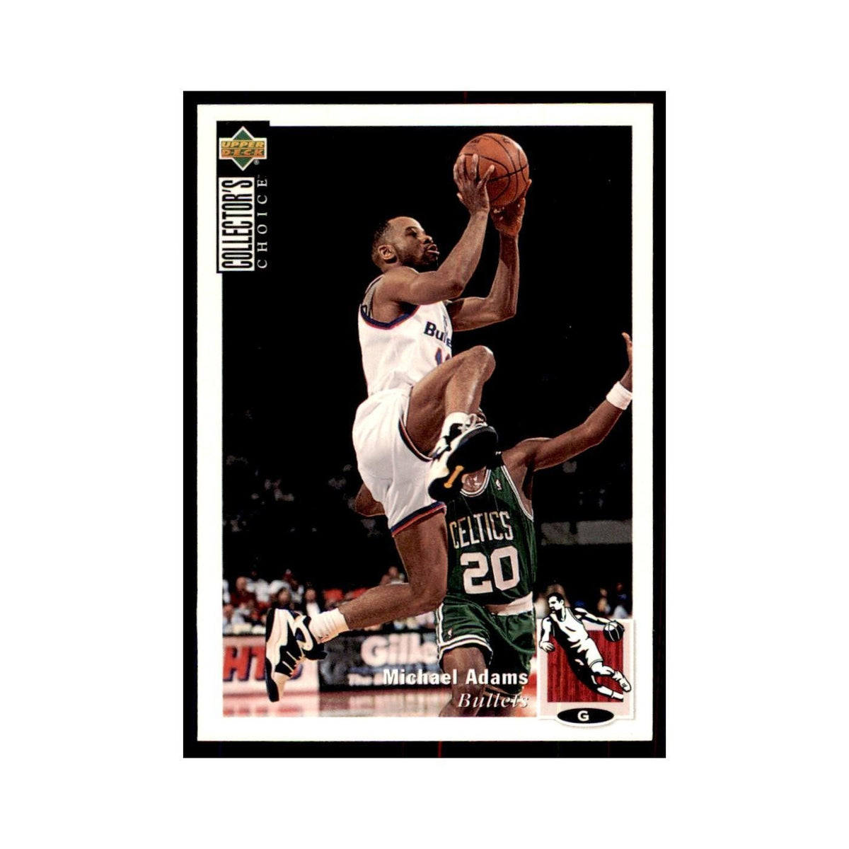 1994 Upper Deck Collector's Choice Michael Adams Washington Bullets #63