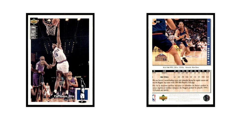 1994 Upper Deck Collector's Choice LaPhonso Ellis Nuggets #20