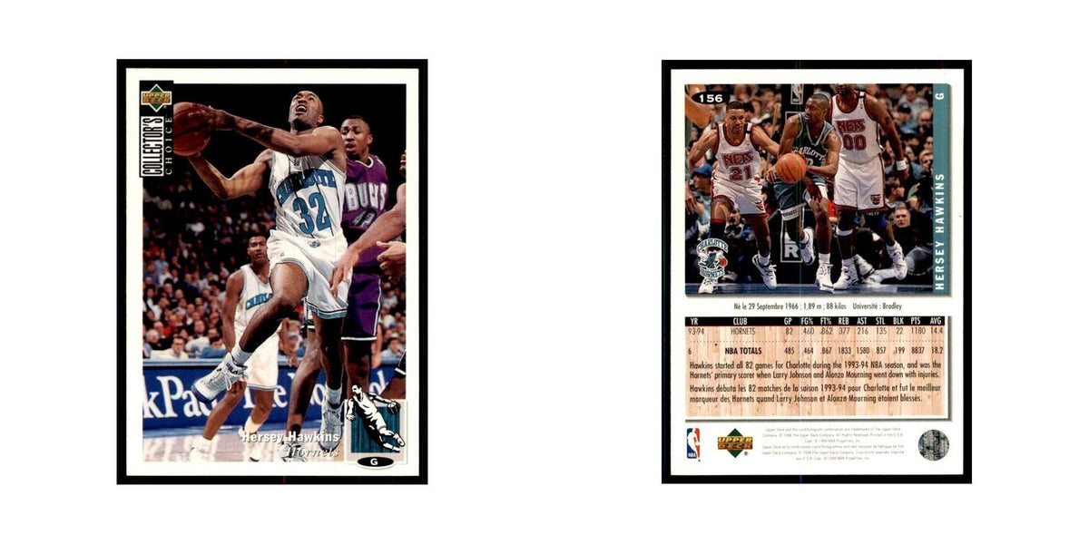 1994 Upper Deck Collector's Choice Hersey Hawkins Hornets #156