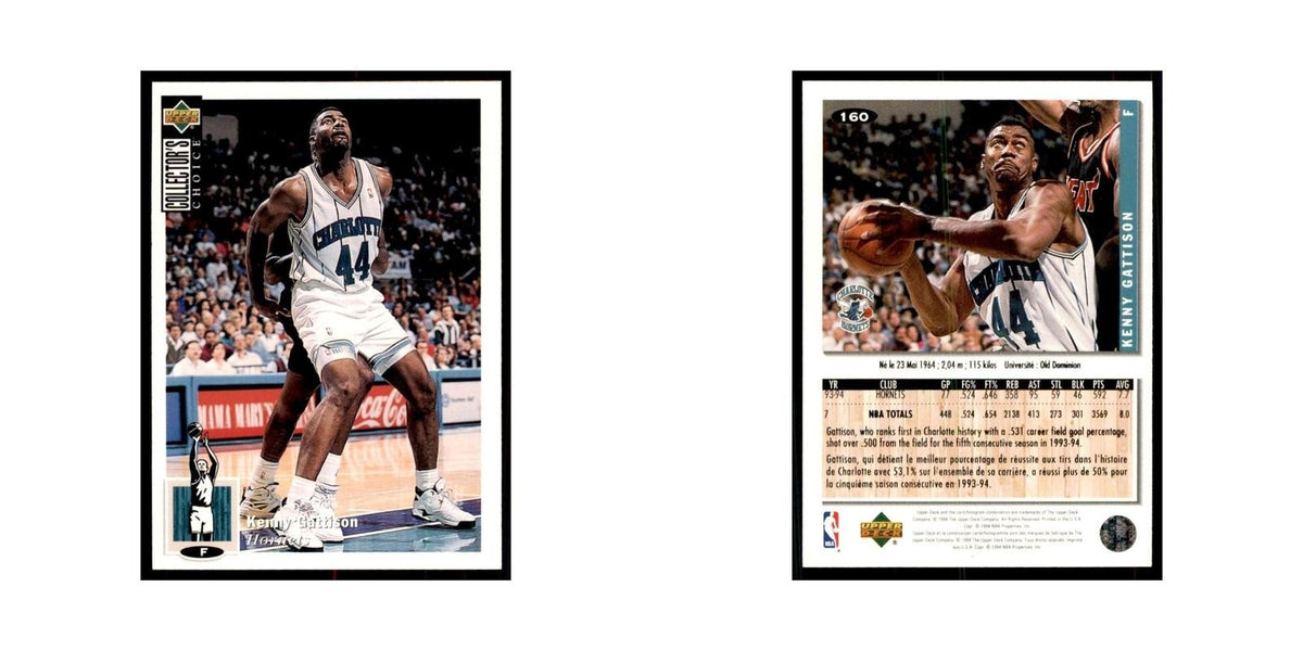 1994 Upper Deck Collector's Choice Kenny Gattison Hornets #160