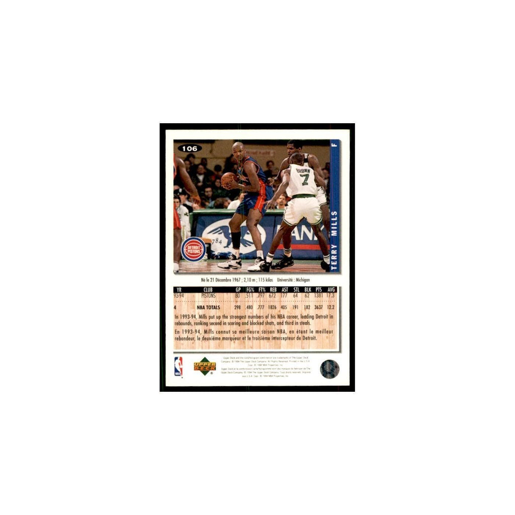 1994 Upper Deck Collector's Choice Dan Schayes Bucks #106