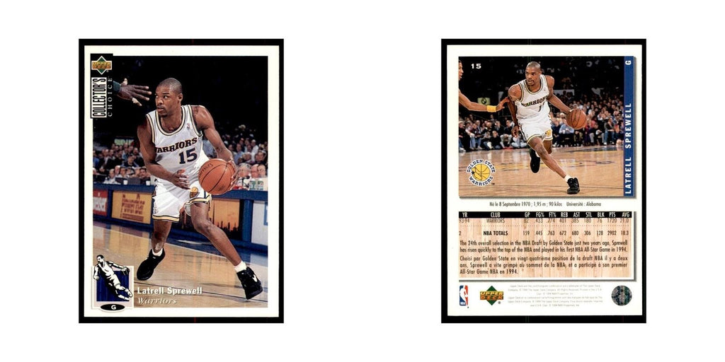 1994 Upper Deck Collector's Choice Latrell Sprewell Golden State Warriors #15