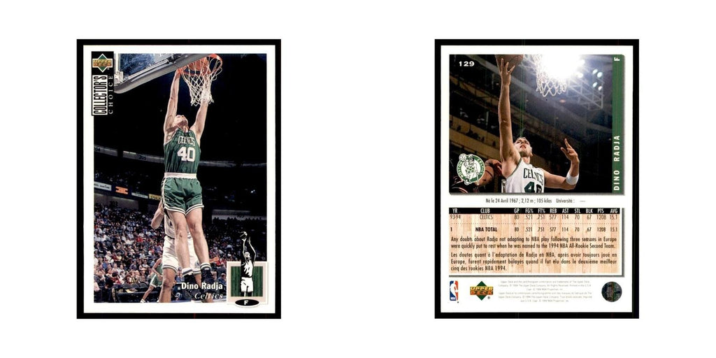 1994 Upper Deck Collector's Choice Dino Radja Celtics #129
