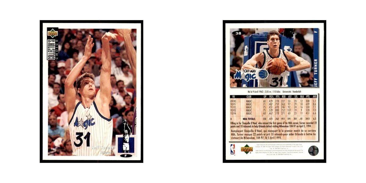 1994 Upper Deck Collector's Choice Jeff Turner Magic #38
