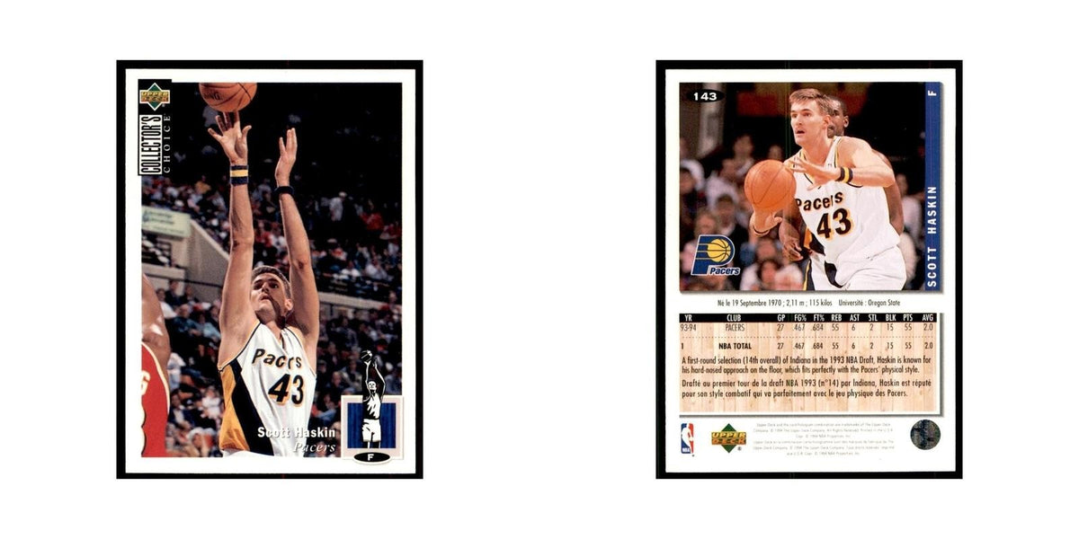 1994 Upper Deck Collector's Choice Scott Haskin Pacers #143