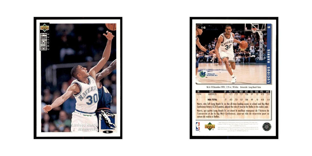 1994 Upper Deck Collector's Choice Lucious Harris Mavericks #16