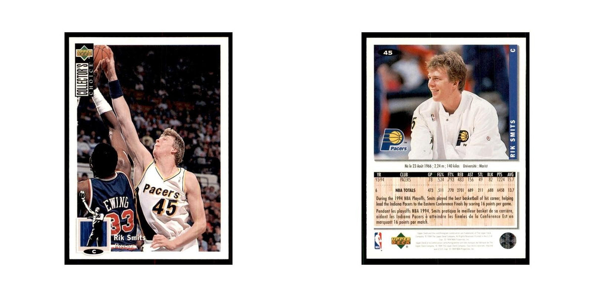 1994 Upper Deck Collector's Choice Rik Smits Pacers #45