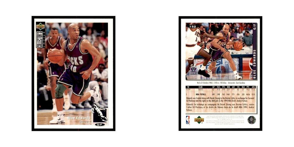 1994 Upper Deck Collector's Choice Blue Edwards Bucks #152